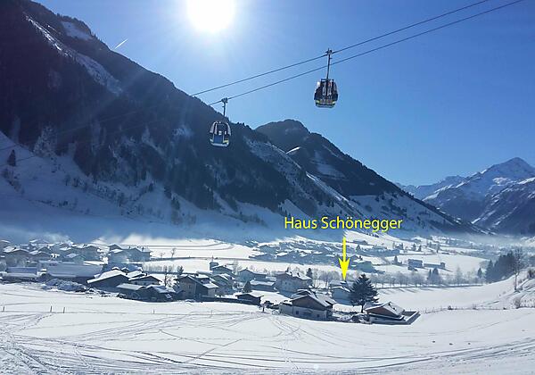 Blick von der Talabfahrt