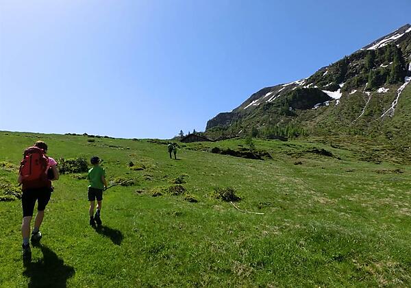 Blick von der Talabfahrt