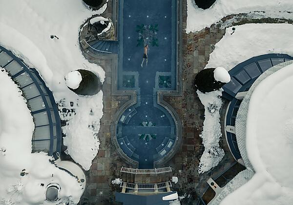 Sendlhofers_Bad Hofgastein_Pool_Draufsicht_Winter