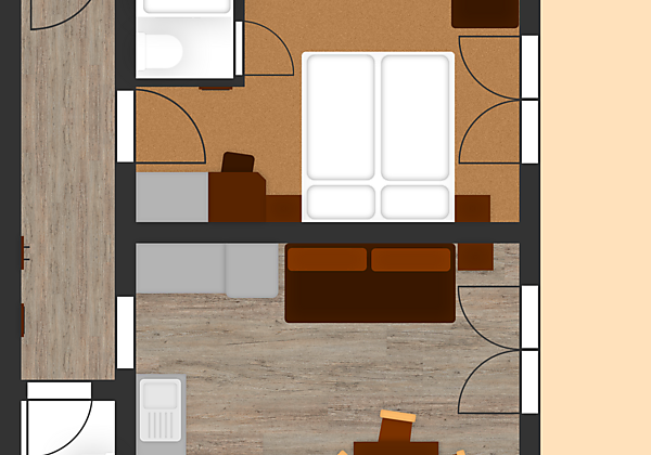 Raumplan Appartement Hemerkogel