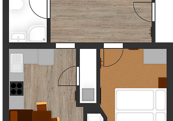 Raumplan Appartement Blockkogel