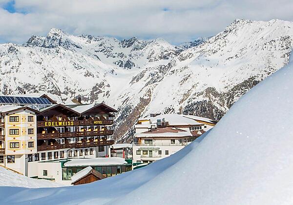 Hotel Edelweiss - mit einem Schwung auf der Piste