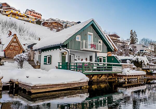 Smileys Seehaus im Winter