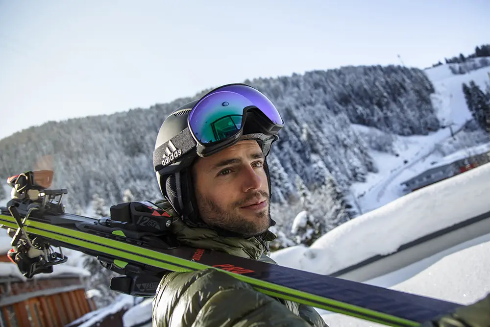 Skifahren im Winter