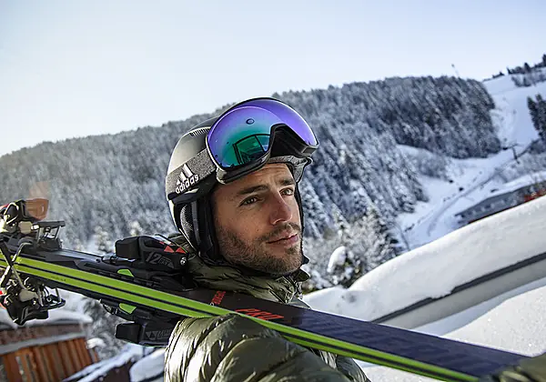 Skifahren im Winter
