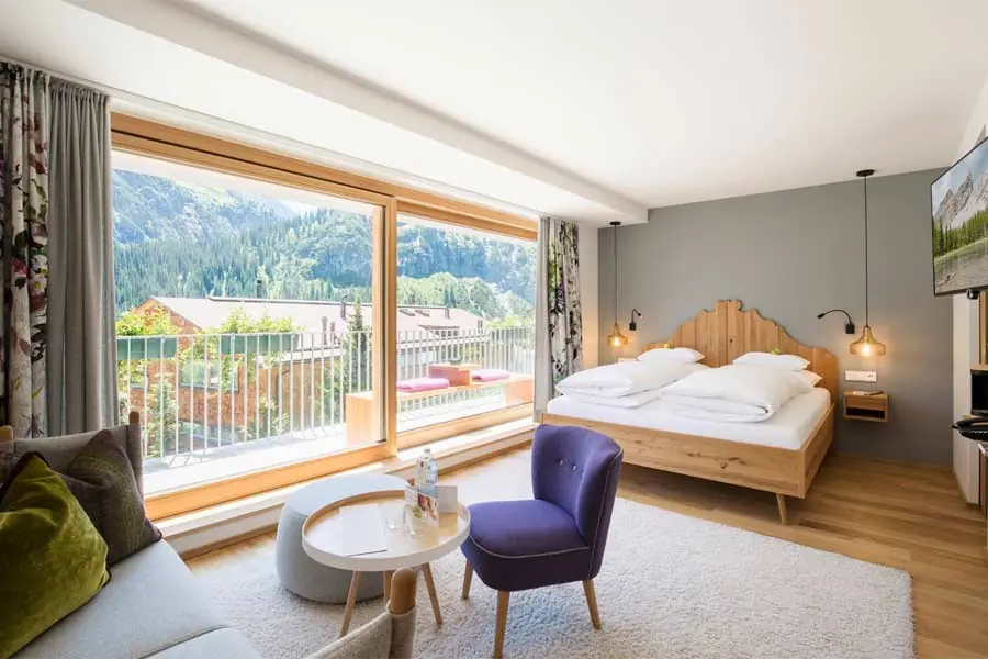 Doppelzimmer im Stäfeli - Relais du Silence in Lech am Arlberg
