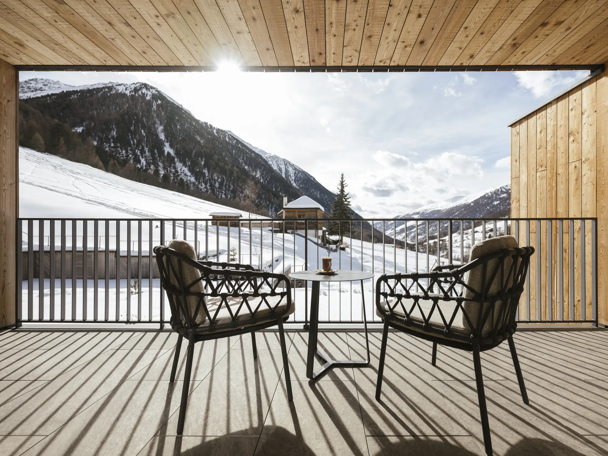 Terrasse Panoramazimmer