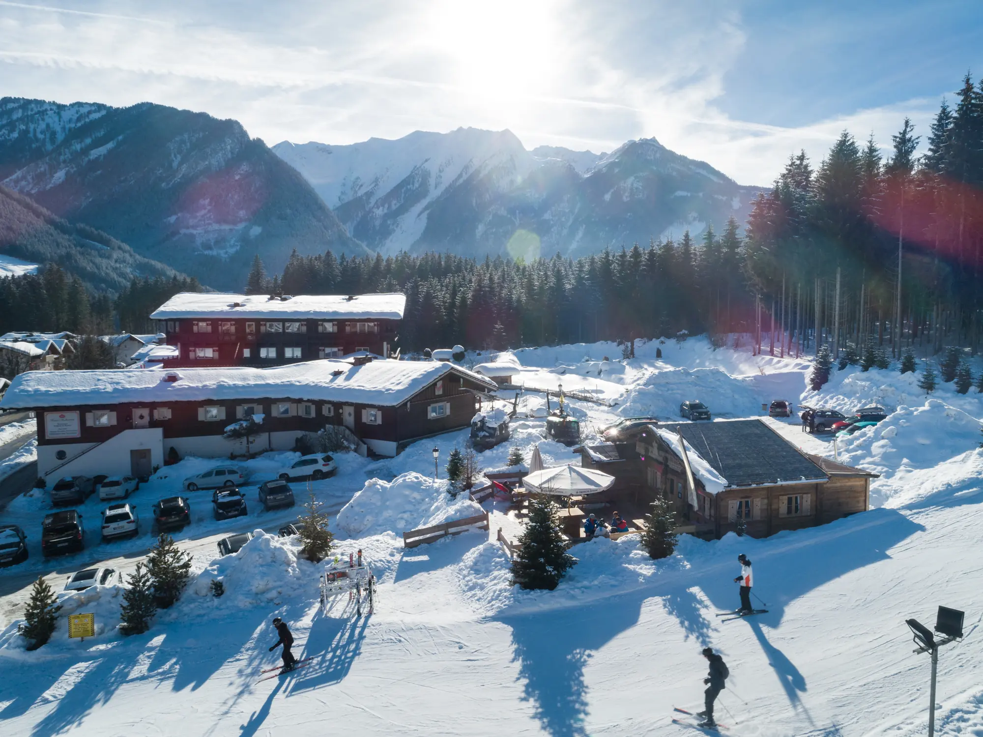 Urlauben direkt an der Piste