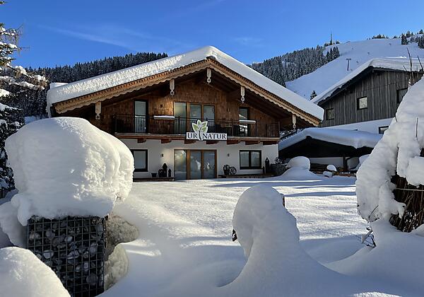 Außenansicht Winter Pistenblick