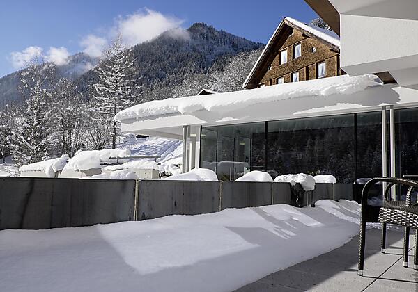 Valschena Ausblick Terrasse s'Grosse A1