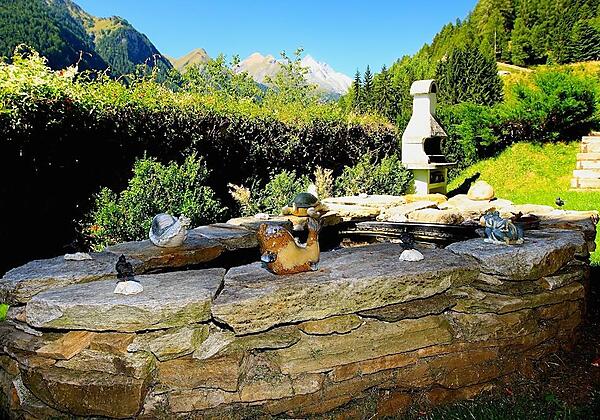 Mit dem Blick zum Grossglockner