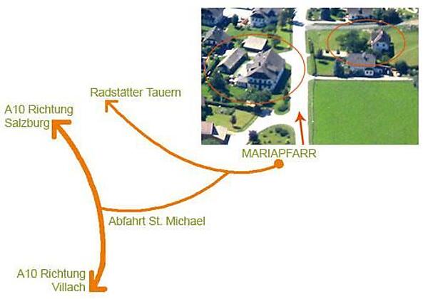 Anfahrt nach Mariapfarr, Bruckdorf 53