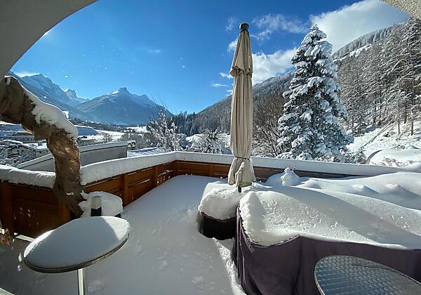 Winter-Balkon