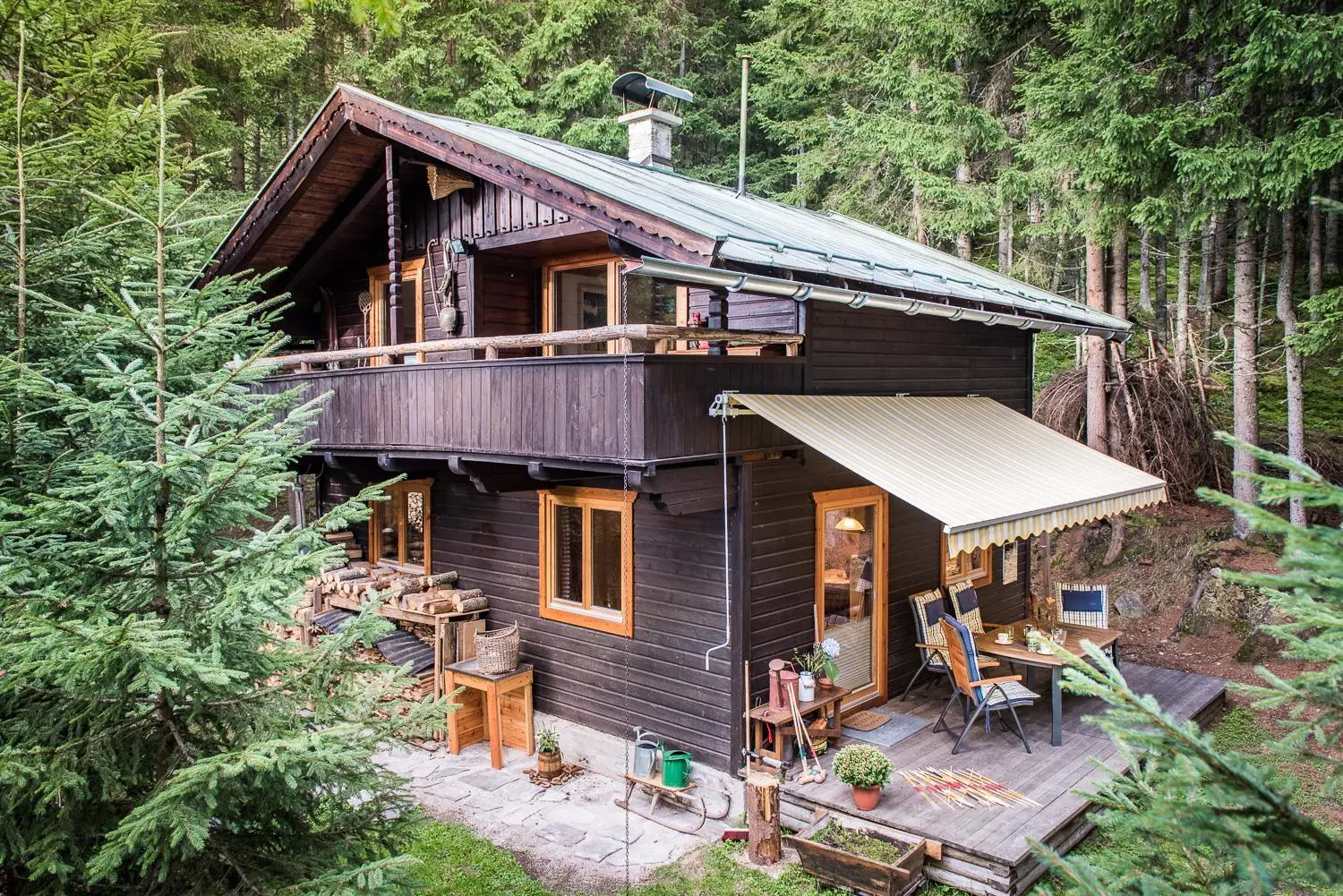 Waldhütte - Chalet Auszeit in den Tuxer Alpen