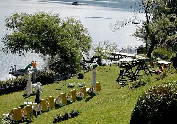 Teil vom hauseigenen Strand