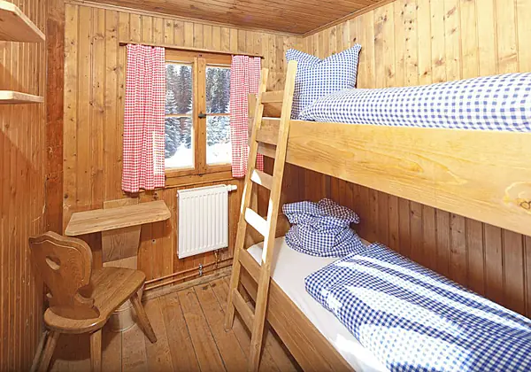 Ein Zweibettzimmer in der Wannenkopfhütte