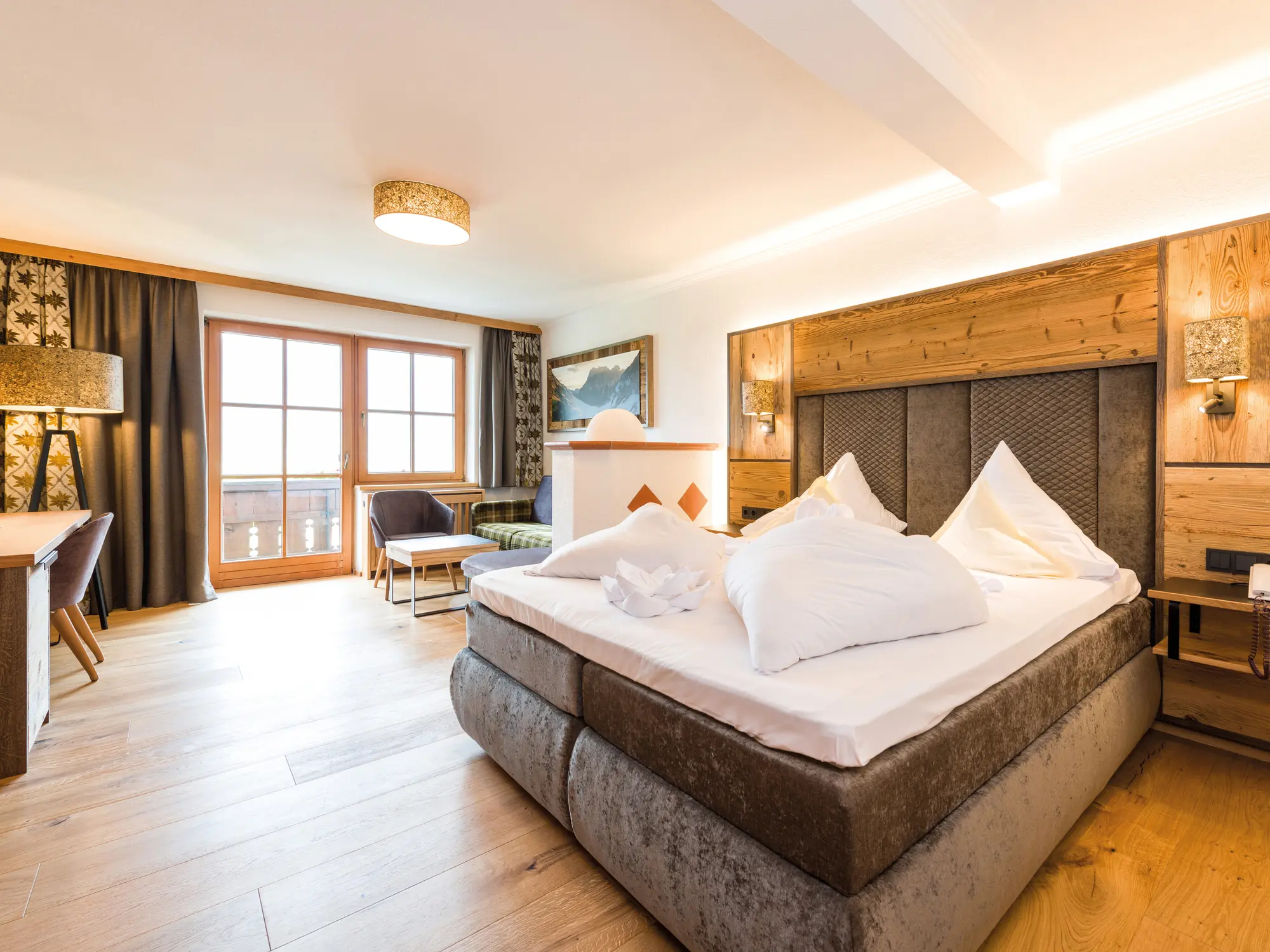 Wellness- & Sporthotel Alpenhof in Ehrwald: Doppelzimmer Sonnenspitze