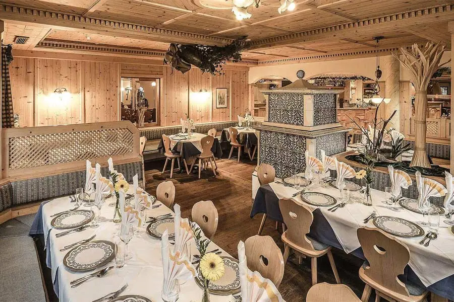 Das Restaurant im Hotel Schneeberg in Ridnaun