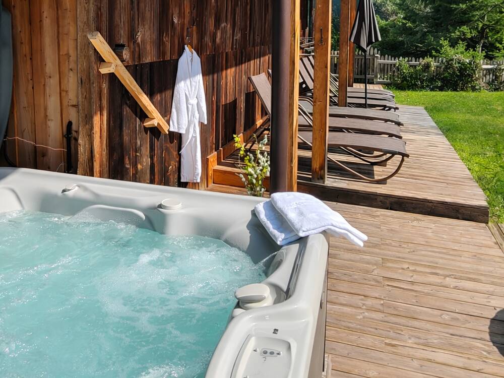 Whirlpool im Garten