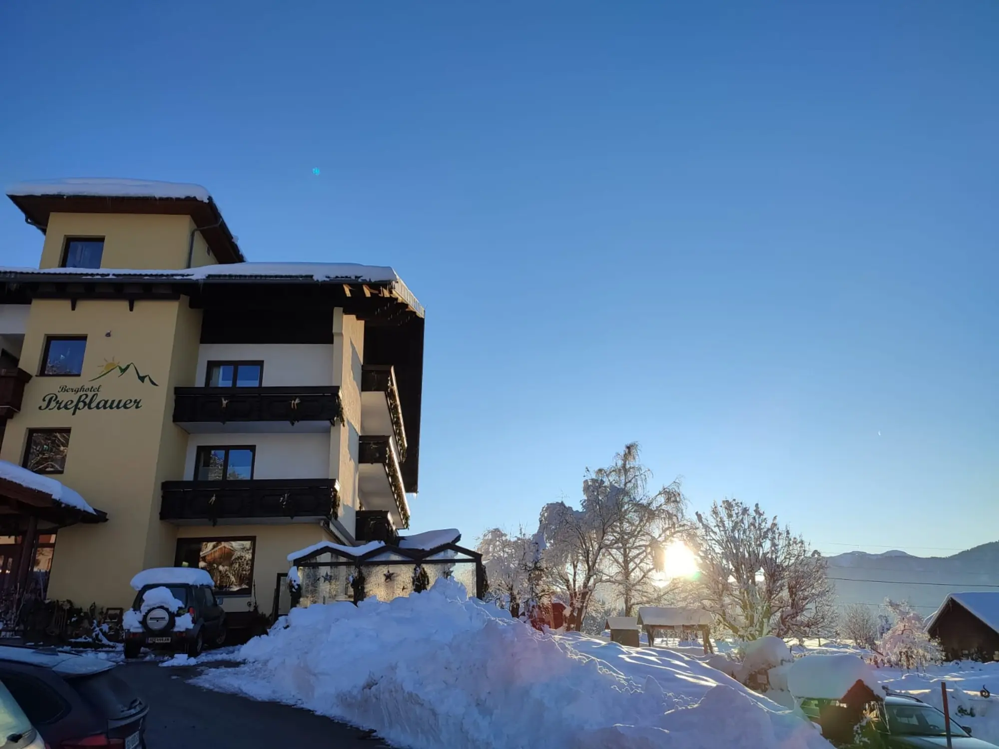 Winter im Berghotel Presslauer
