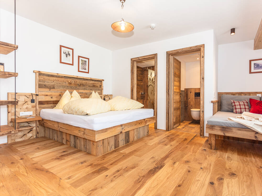 Die gemütlichen Familien-Zimmer gibt es von 2 bis 4 Personen