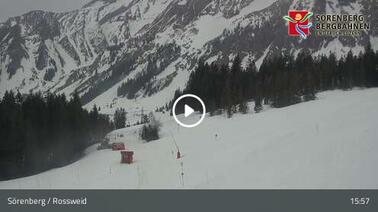 Rundumblick auf die Hütte und den Spielplatz (1.465 m)