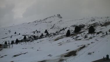 Blick auf das Skigebiet