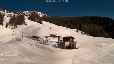 Livebild Jeizinen Üflängen der Sportbahnen Gampel-Jeizinen
