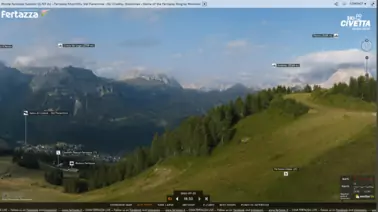 Blick von der Bergstation Selva di Cadore (2.081 m)