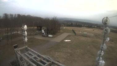 Blick auf den Skihang