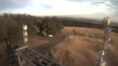 Blick auf den Skihang