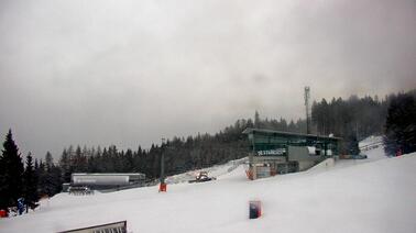 Blick auf die Bergstation der Stuhleckbahn (1.315 m)