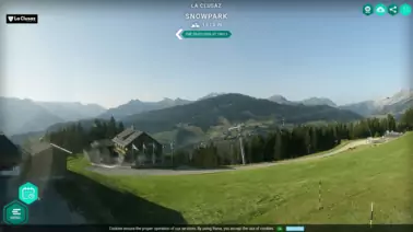 Blick auf die Piste