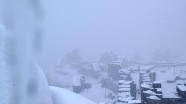 Blick auf den Ort Avoriaz 1800