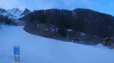 Blick auf das Pejo Kinderland (1.990 m)