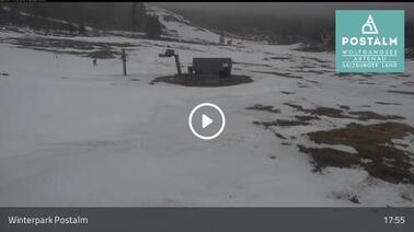 Blick auf die Postalm und den Bereich des Winterparks (1.160 m)