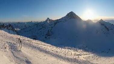 Blick von der Gefrorenen Wand am Hintertuxer Gletscher (3.250 m)