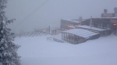 Blick auf das Panoramarestaurant am Stuhleck (1.643 m)