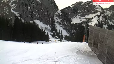 Blick auf die Liftanlage