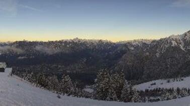 Panoramablick von der Bergstation über das Brandnertal (1.770 m)