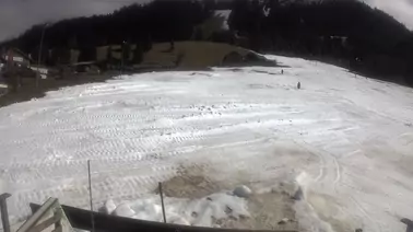 Blick auf Snowpark Kleinwalsertal