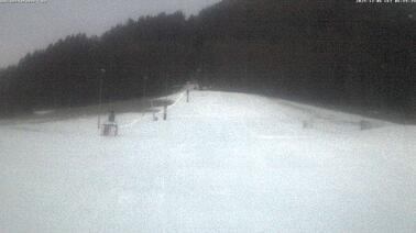 Blick auf den Skihang