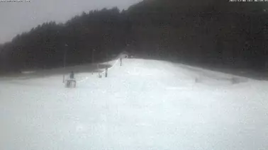 Blick auf den Skihang