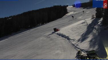 Blick auf die Alpne-Piste (1.830 m)