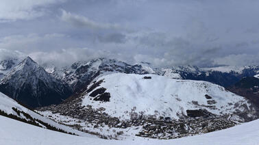 Panoramablick Crêtes (2.151 m)