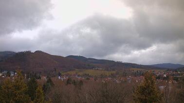 Blick von Tabarz auf den Großen Inselsberg