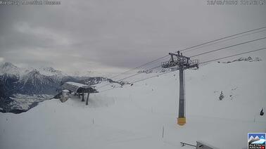 Blick auf die Station Blausee