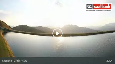 Blick auf Lifte und Pisten am Großen Asitz bei Leogang (1.872 m)