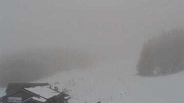 Blick auf das Skigebiet Hafjell