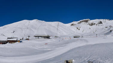 Blick auf das Plateau de roche rousse (2.289 m)
